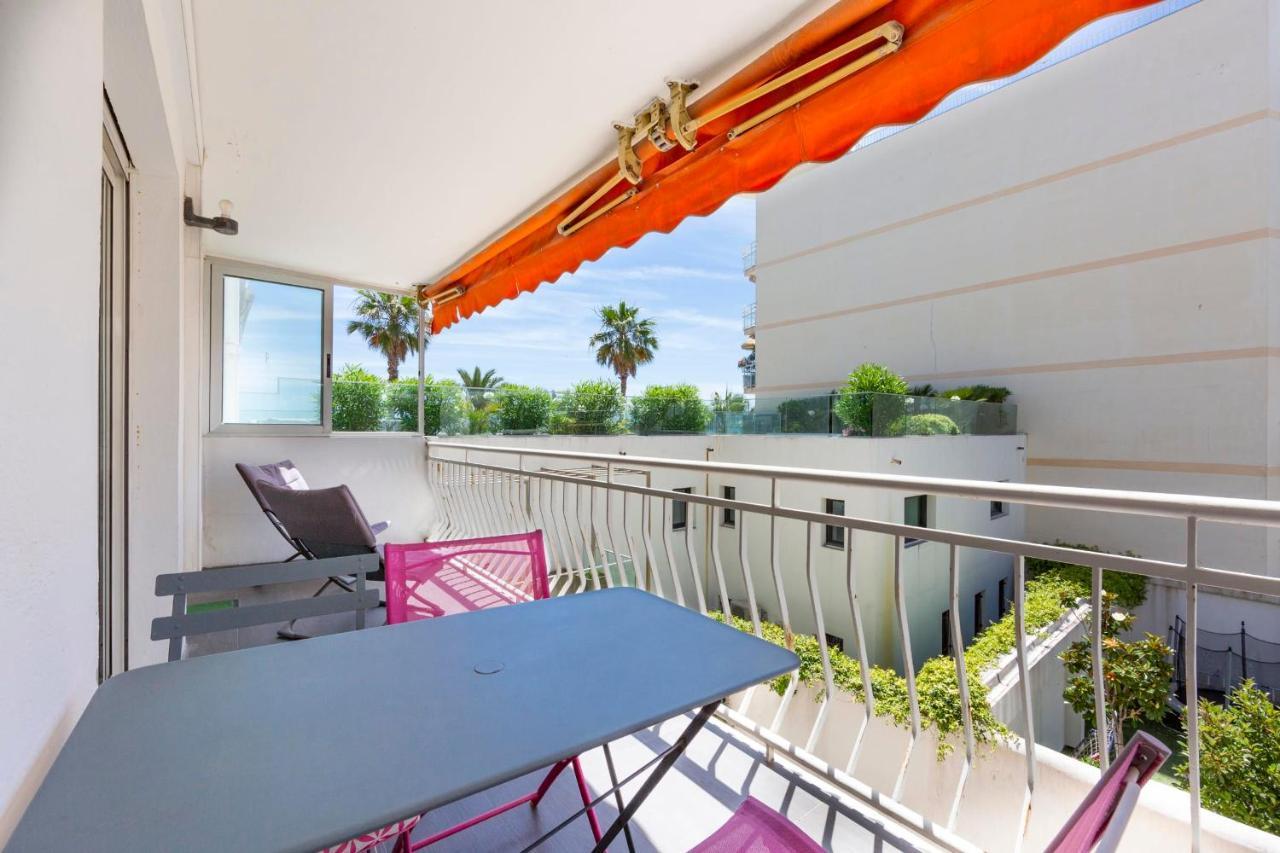 Modern Apartment 2 Bedrooms Quiet Terrace In A Palm Beach Area, 30 Meters From Seaside Cannes Exteriör bild