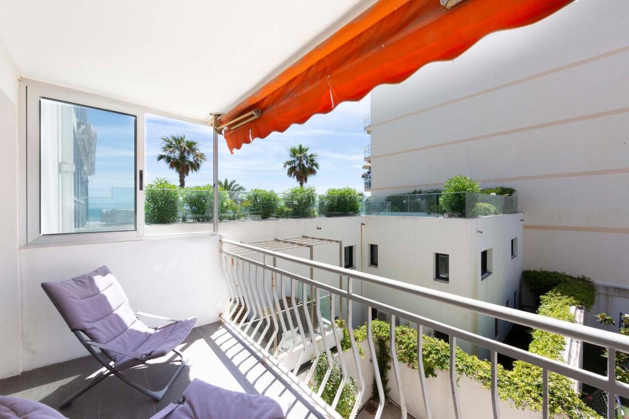 Modern Apartment 2 Bedrooms Quiet Terrace In A Palm Beach Area, 30 Meters From Seaside Cannes Exteriör bild